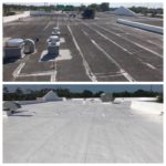 before and after spf roofing contractors