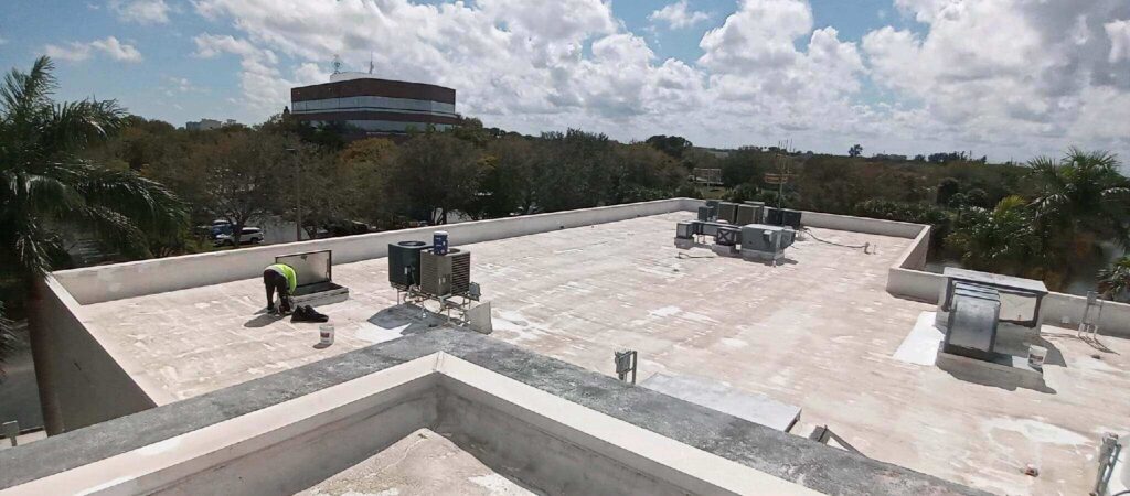 As the temperatures rise and Georgia’s spring weather brings rain and storms, commercial property owners must prioritize roof maintenance. A well-maintained roof not only extends the life of your building but also prevents costly repairs down the line. At US Coating Spec, we know that proactive maintenance is the key to protecting your investment. Here’s a comprehensive spring maintenance checklist for commercial roofs in Georgia. 1. Inspect for Storm Damage Georgia’s spring storms can cause unseen damage to commercial roofs. Start by: Checking for loose or missing shingles or membrane sections Inspecting flashing and seals around vents and skylights Looking for ponding water or areas where water collects Early detection of damage prevents leaks and structural problems later. 2. Clean Gutters and Downspouts Clogged gutters can cause water to back up onto your roof, leading to water damage, mold, and structural issues. Remove: Leaves, twigs, and debris Any moss or algae buildup on the roof surface Ensure water flows freely from gutters to downspouts to protect your building foundation. 3. Check Roof Drains For flat or low-slope commercial roofs, drains are critical. Inspect drains and scuppers to: Remove debris that could cause standing water Test drainage during a light water run-off to confirm proper flow Ensure drain covers are intact and secure Proper drainage prevents leaks and premature roof deterioration. 4. Inspect Roof Coatings and Sealants If your commercial roof is coated, check for: Cracks, blisters, or peeling in the roof coating Separation at seams and edges Areas where sealants may have degraded Regular inspection ensures your roof coating continues to protect against UV rays and water penetration. 5. Trim Overhanging Trees Trees close to your commercial building can: Drop leaves and debris on your roof Cause physical damage from branches during storms Encourage moss and algae growth in shaded areas Trimming branches keeps your roof safer and cleaner throughout the season. 6. Schedule a Professional Roof Inspection Even with regular maintenance, professional inspections are essential. Experts from US Coating Spec can: Identify hidden damage that isn’t obvious to the untrained eye Recommend preventative coatings or repairs Help extend the life of your commercial roof 7. Document Your Findings Keeping a roof maintenance log helps track repairs, inspections, and areas of concern. Documentation is invaluable for: Insurance claims Long-term maintenance planning Budgeting for future roof upgrades Why Spring Roof Maintenance Matters in Georgia Georgia’s spring weather can be unpredictable, with heavy rains, winds, and fluctuating temperatures. Commercial roofs face: Accelerated wear and tear from moisture and UV exposure Potential leaks and structural damage from debris buildup Increased repair costs if maintenance is neglected By following this spring maintenance checklist, Georgia commercial property owners can protect their roofs, save money, and prevent unexpected downtime. Trust US Coating Spec for Your Commercial Roof Needs At US Coating Spec, we specialize in commercial roof coatings, inspections, and preventative maintenance across Georgia. Our team ensures your roof is ready for the spring season and beyond. ✅ Contact us today to schedule your spring commercial roof inspection and keep your property protected.