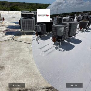 Florida roof restoration services, silicone roofers near me, spf roofers in Port St Lucie, Fort Pierce silicone roofing