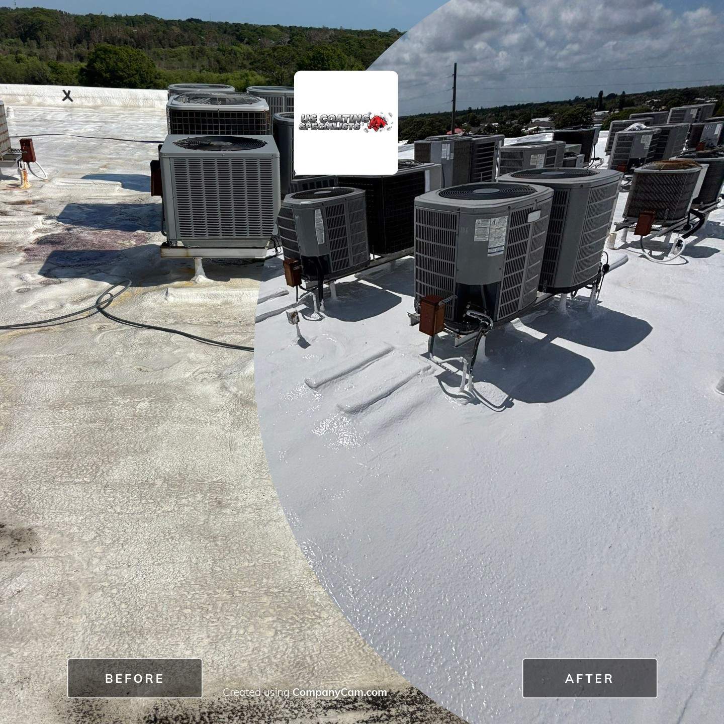 Florida roof restoration services, silicone roofers near me, spf roofers in Port St Lucie, Fort Pierce silicone roofing