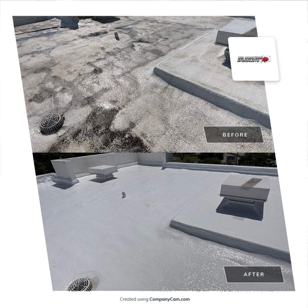 Florida commercial roofing, commercial roof coatings Florida, SPF roofing Florida, silicone roof coating Florida, polyurea roof coating Florida, flat roof coating Florida, commercial roof repair Florida, roof restoration Florida